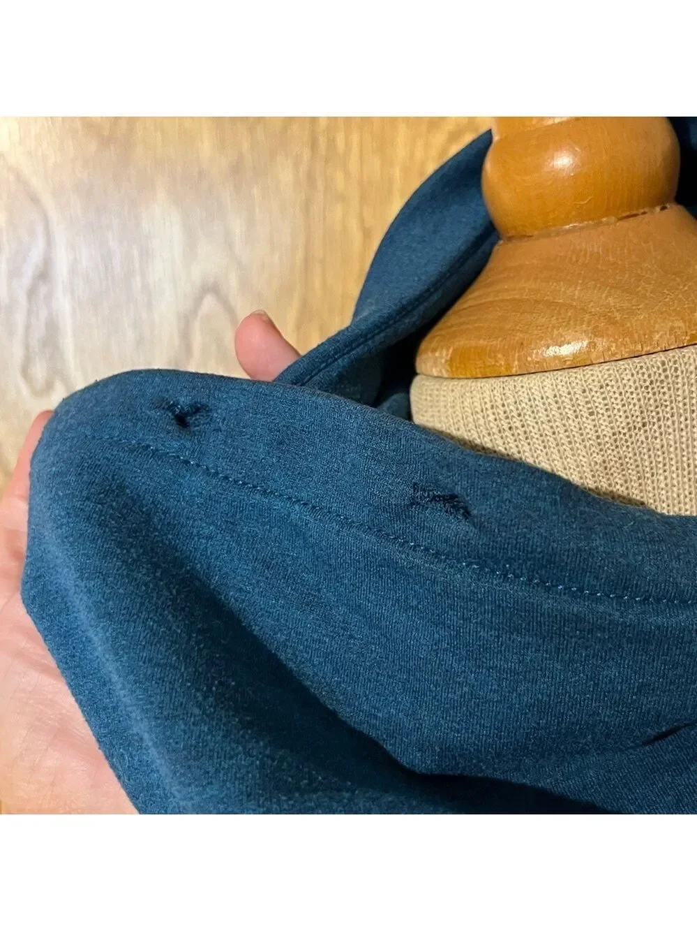 Women's Blue Cowl Neck Sweater 32 Degrees 32 Degree Heat brand small